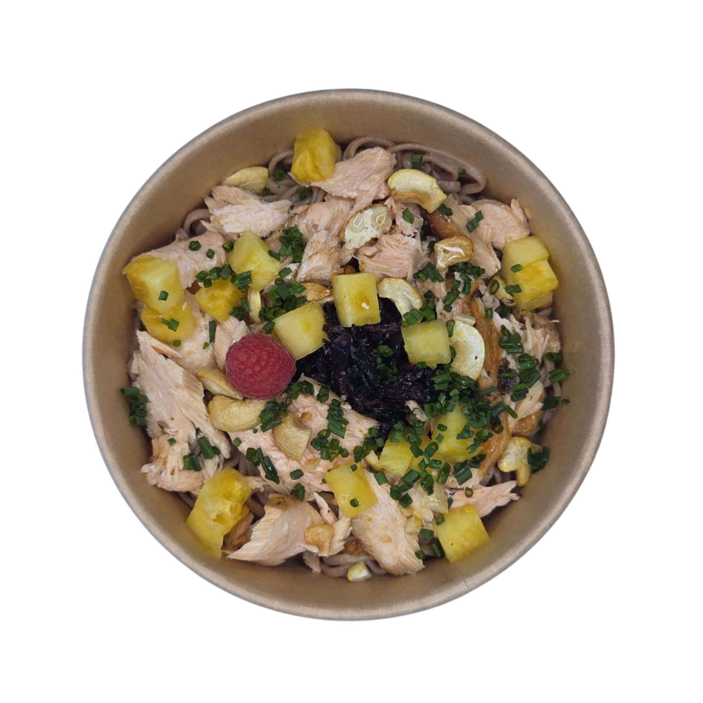 Bowl Ananas Saumon Nouille Soba Et Chou Rouge Site Deval Traiteur