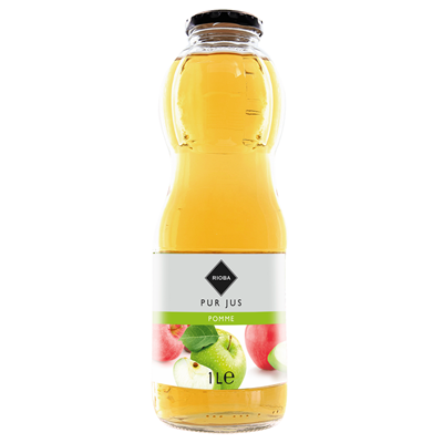 RIOBA Jus Pommes BIO 1 L Verre 