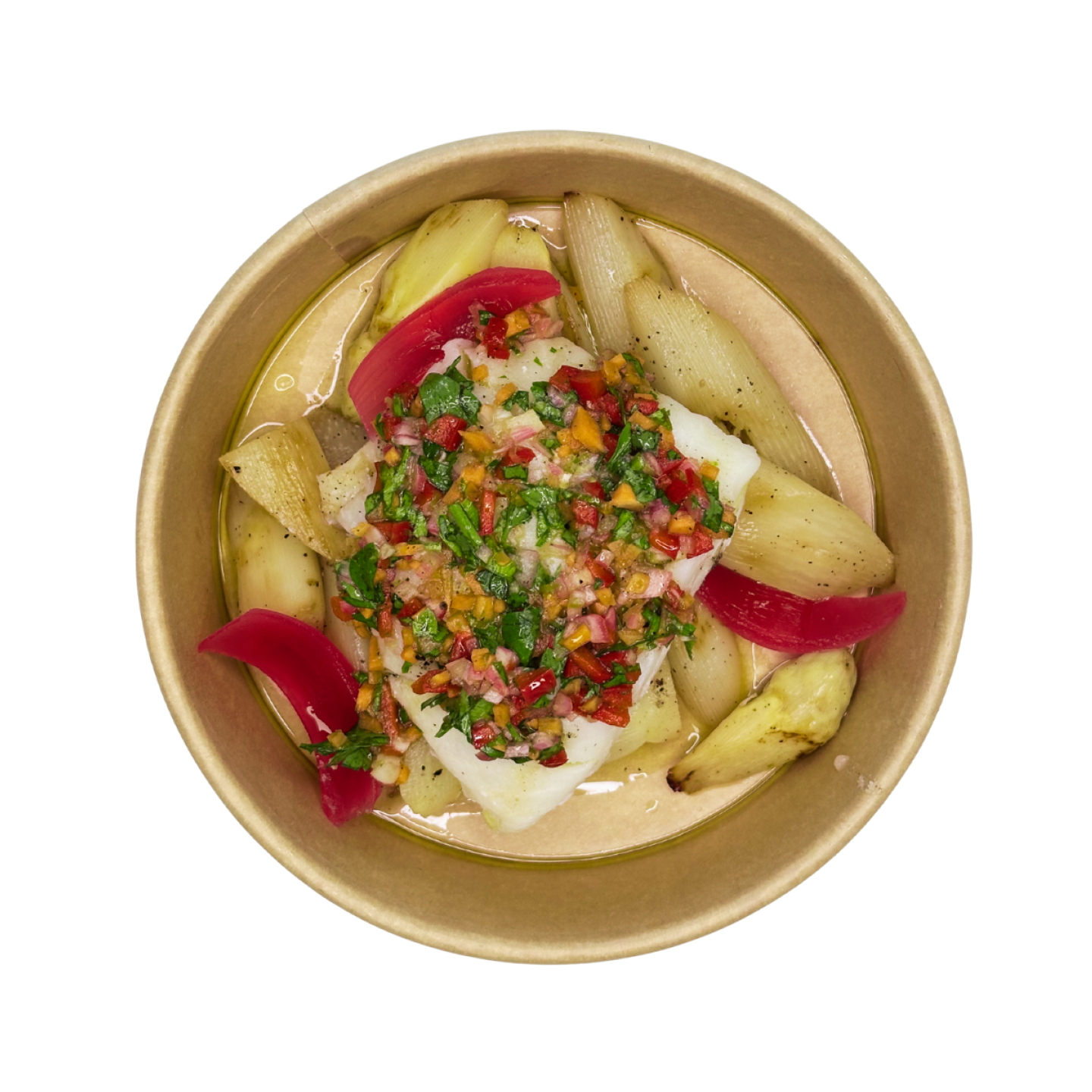Filet De Poisson Asperges Du Sud Ouest Poivrons V2
