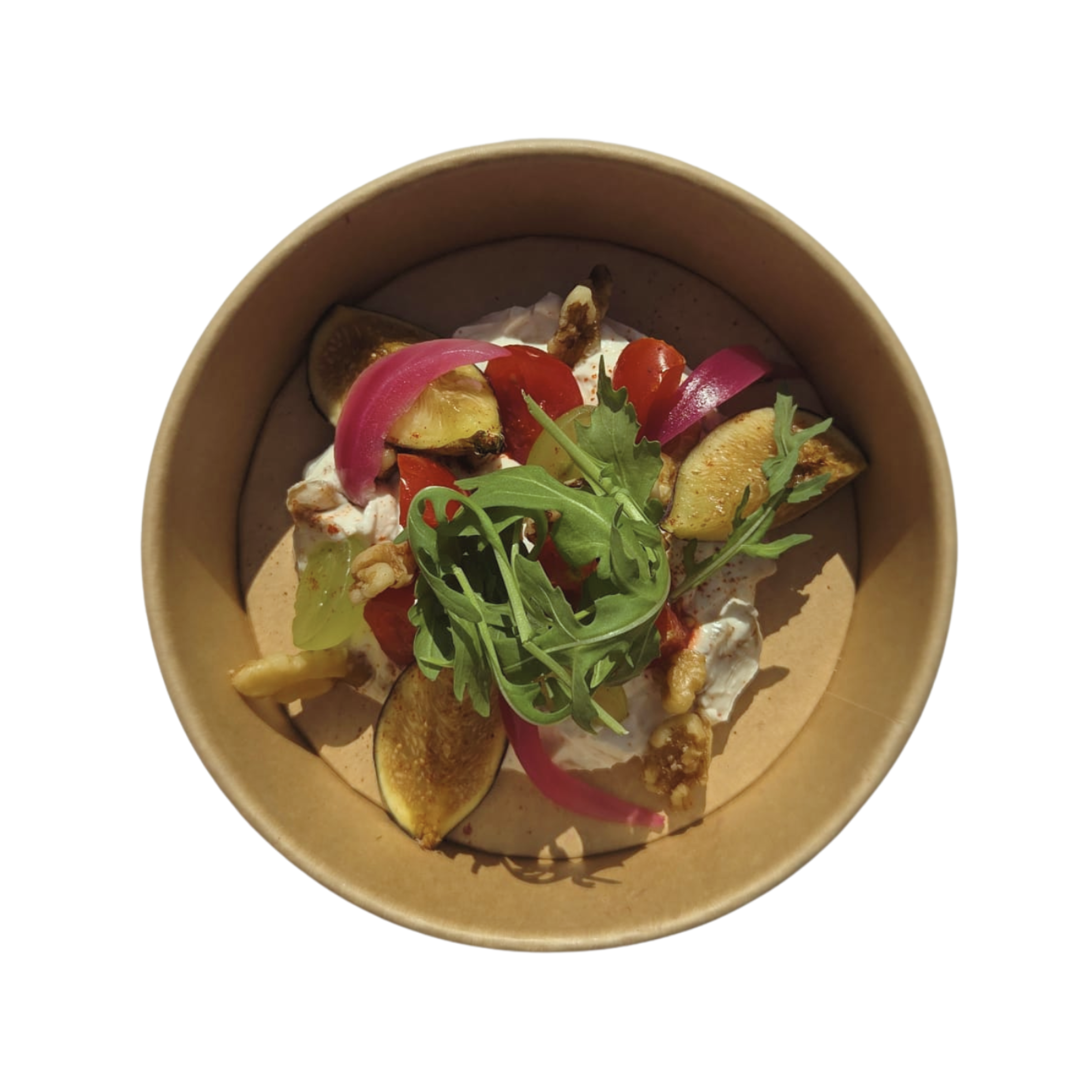 Salade Figues Noix Tomates Cerise Roquette Ricotta Site Deval Traiteur