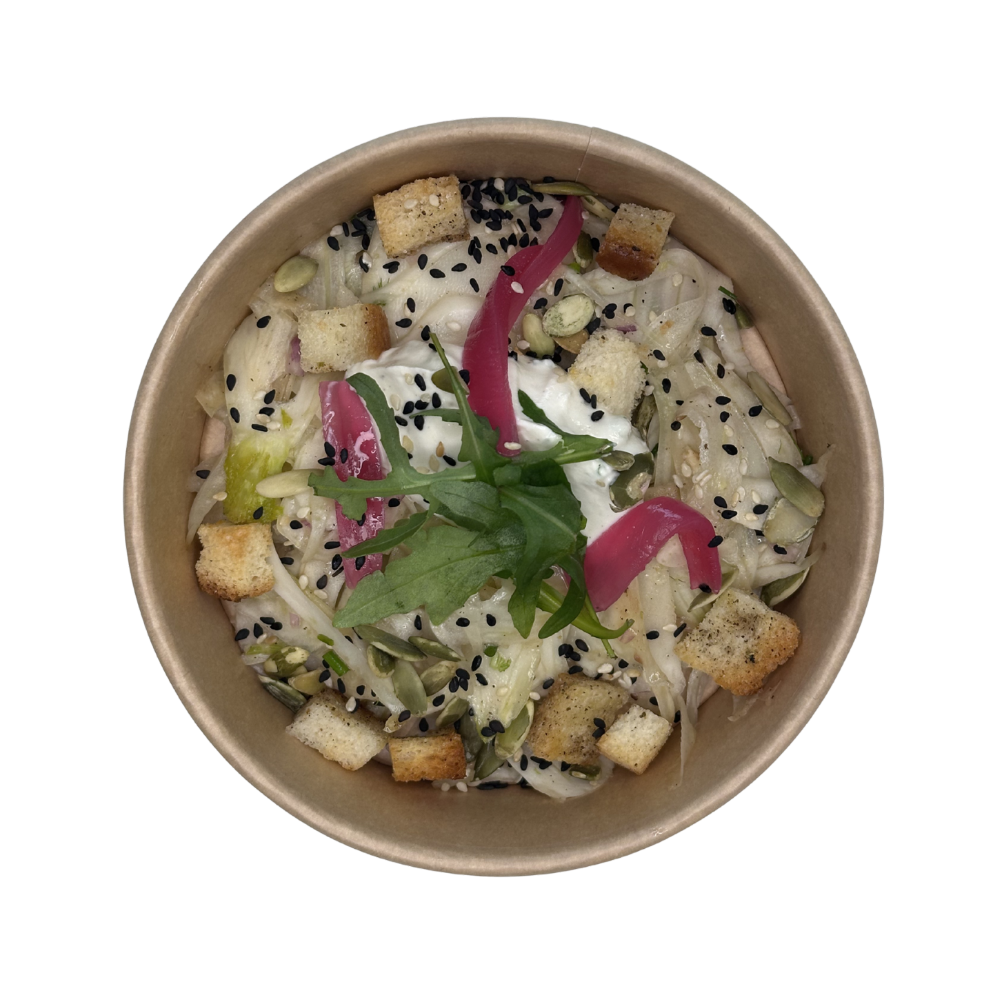 Fenouil Tahin Fromage Blanc Ciboulette Crou Tons Graines