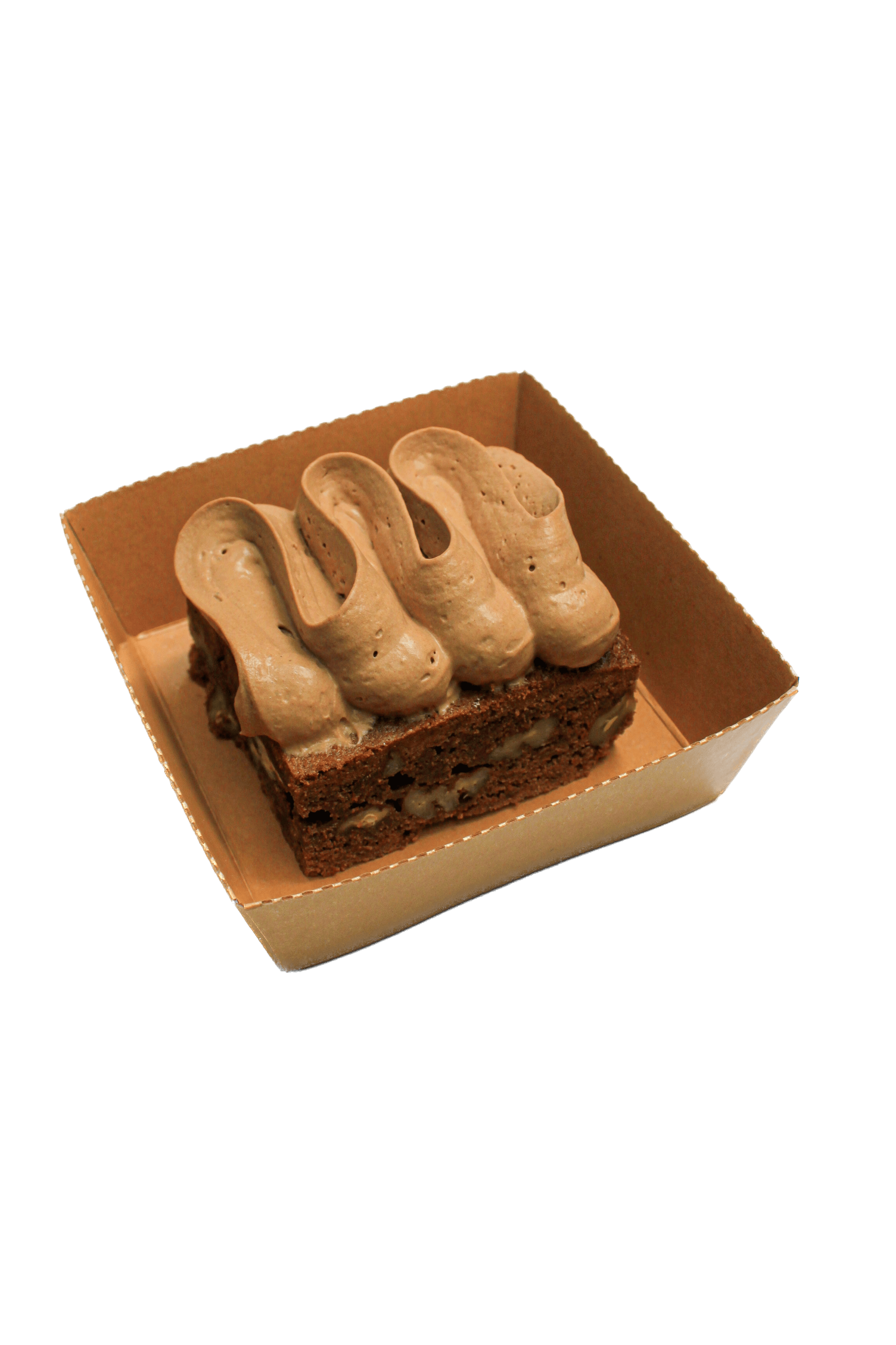 Brownie Chocolat Noix De Pecan Avec Arrie Re Plan Supprime 